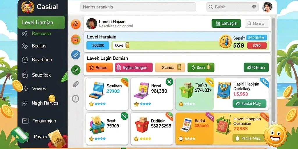 Tampilan antarmuka yang user-friendly dan menarik.