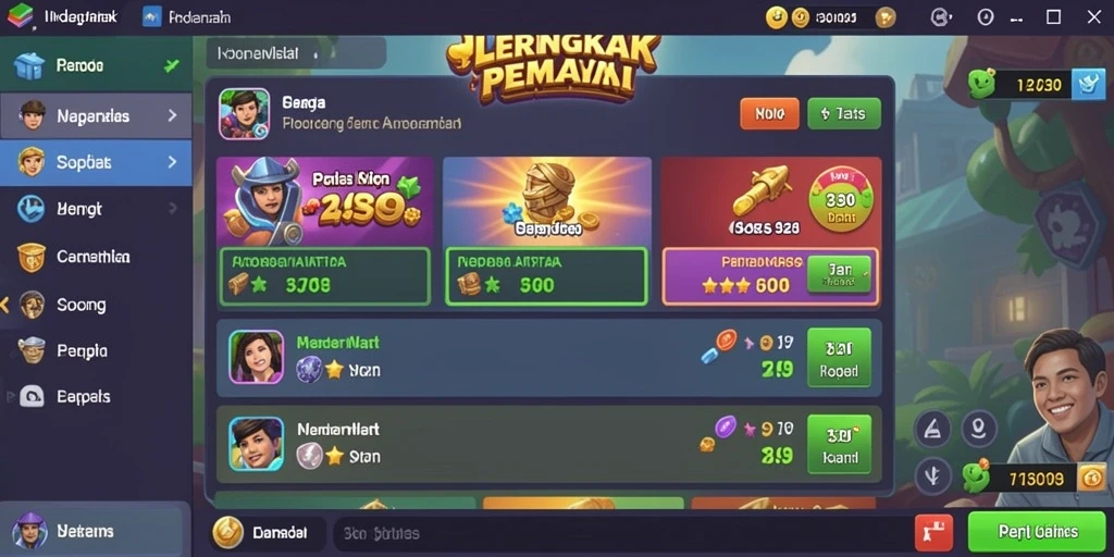Tampilan antarmuka yang menarik dan mudah digunakan.