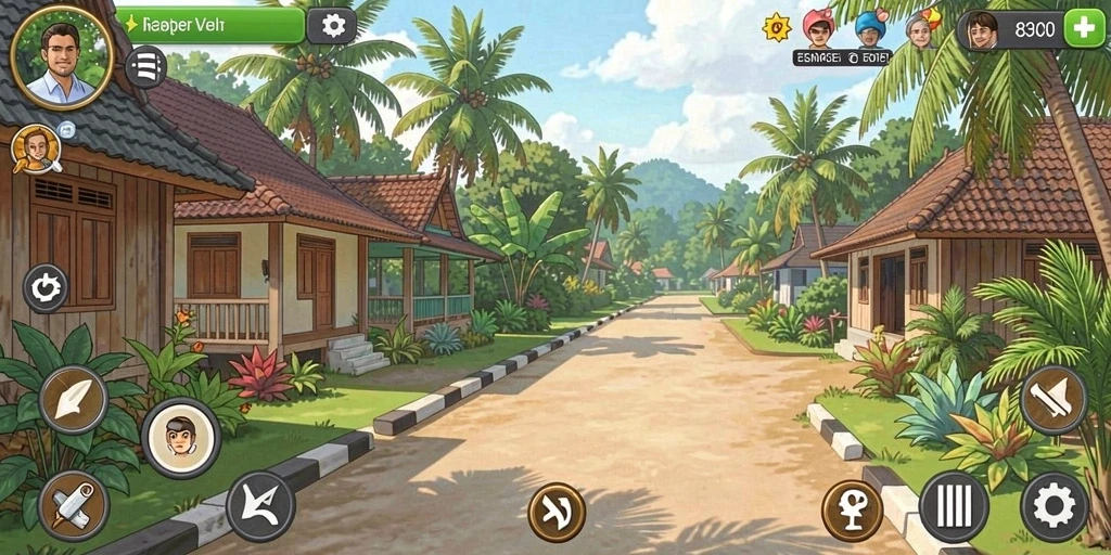 Screenshot menampilkan karakter baru yang menarik.