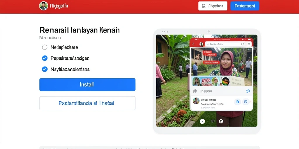 Tampilan antarmuka yang bersih dan sederhana.