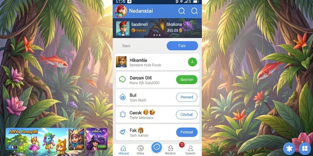 Screenshot menampilkan pilihan slot dengan tema menarik.