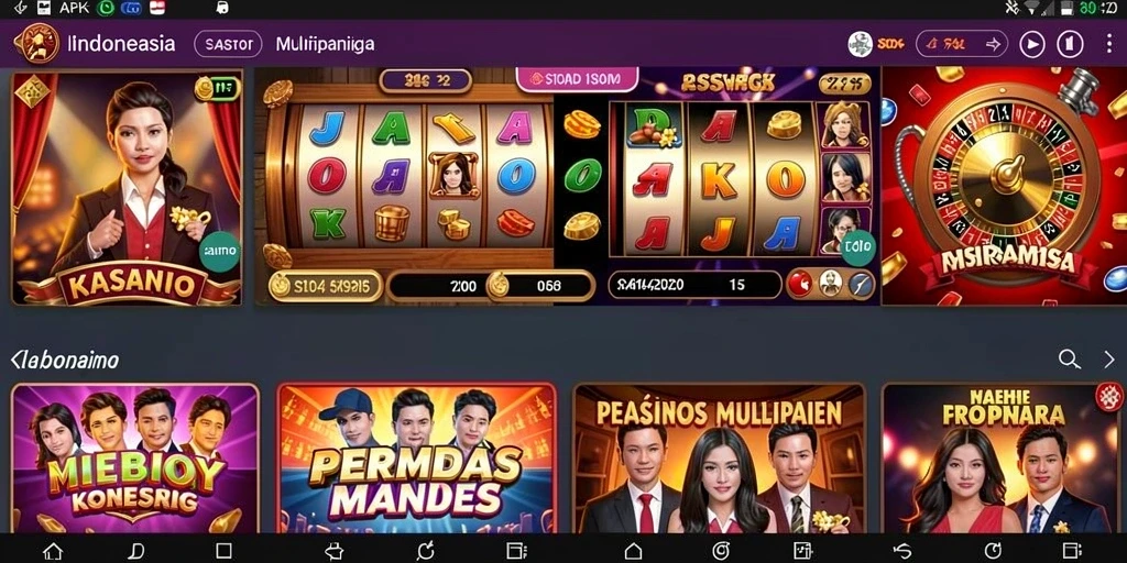 Tampilan utama aplikasi PARISTOGEL yang menarik.