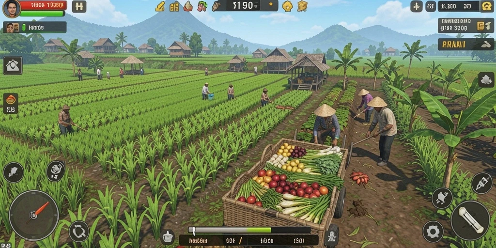 Tampilan awal aplikasi dengan desain yang menarik.