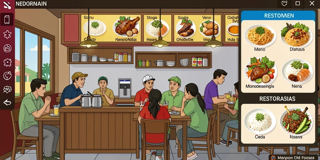 Tampilan antarmuka yang user-friendly dan menarik.