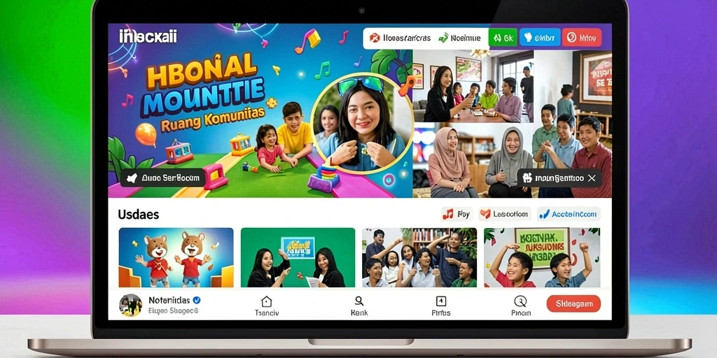Tampilan antarmuka yang modern dan user-friendly.