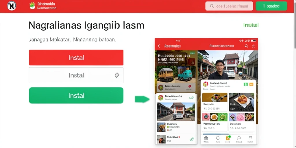 Screenshot menunjukkan tampilan antarmuka yang menarik dan mudah digunakan.