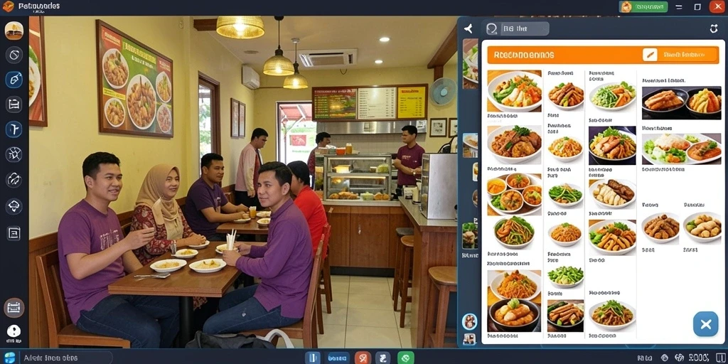 Tampilan antarmuka yang menarik dan user-friendly.